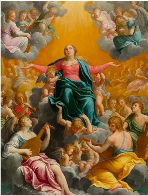508x670 Frankfurt's Museum Acquires An Early, Lost Guido Reni - The Assumption Painting