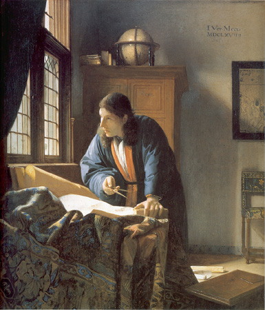 385x450 The Astronomer' Johannes Vermeer's Influence And Inspiration - The Astronomer Painting