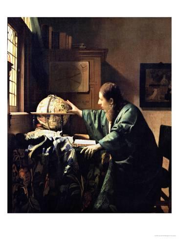 366x488 The Astronomer, 1668 Giclee Print By Johannes Vermeer - The Astronomer Painting