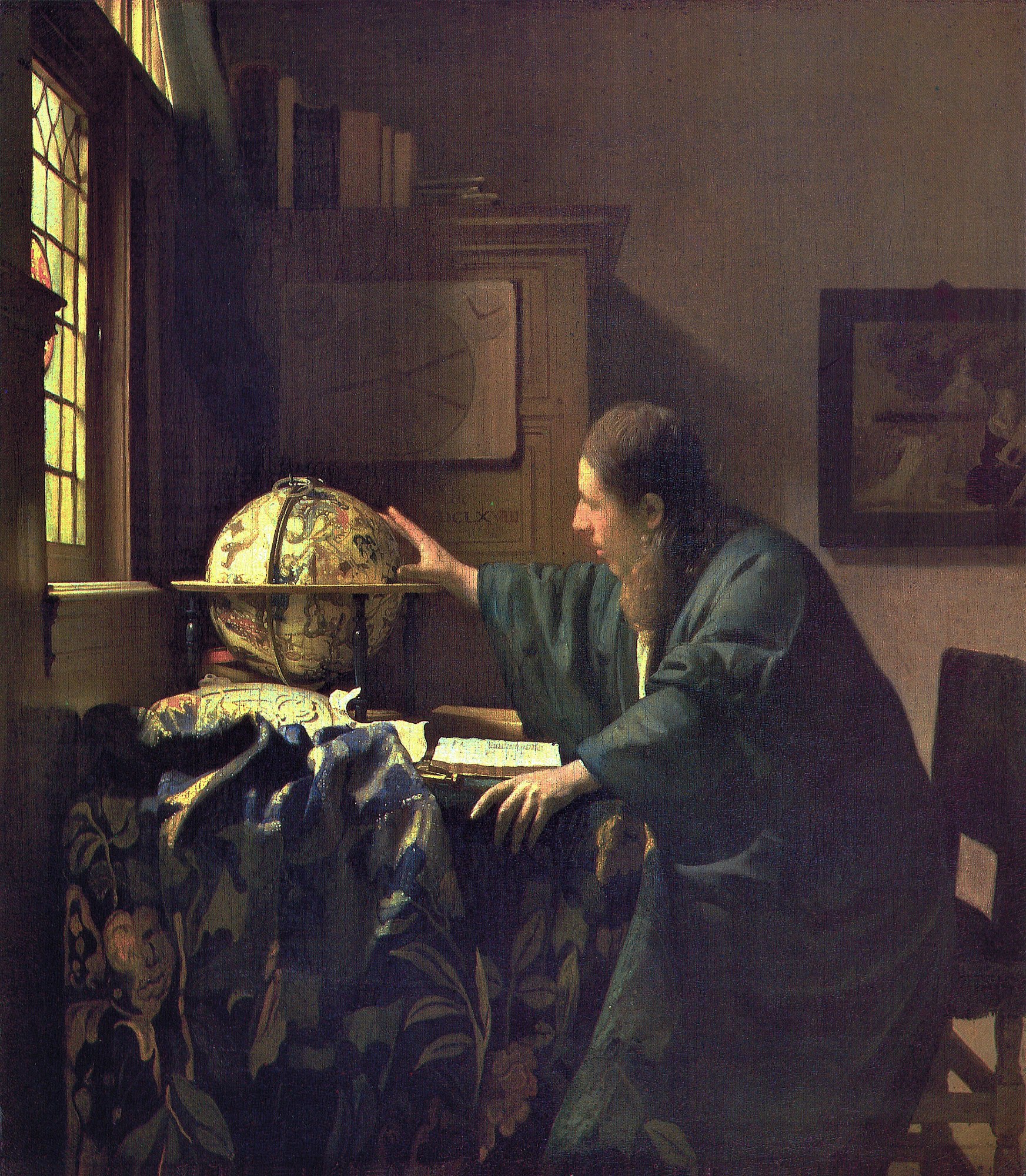 1745x2000 The Astronomer [Johannes Vermeer] Sartle - The Astronomer Painting