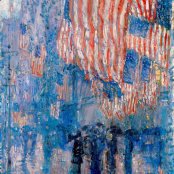 174x174 The Avenue In The Rain Frederick Childe Hassam Reproduction 1st - The Avenue In The Rain Painting