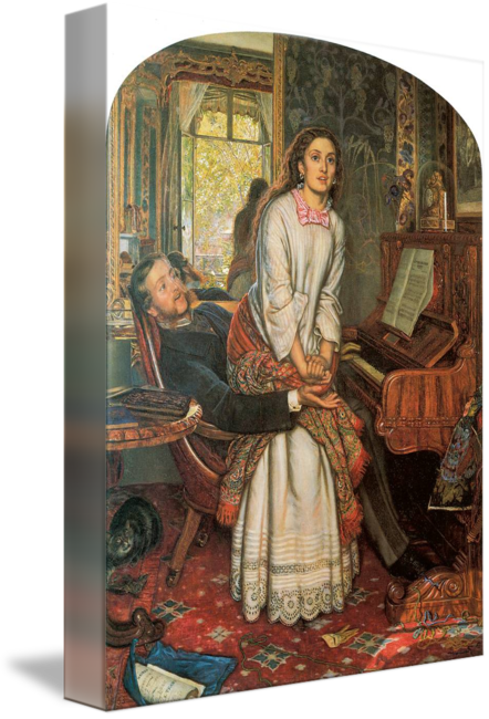 442x650 The Awakening Conscience By William Holman Hunt By Artloversonline - The Awakening Conscience Painting