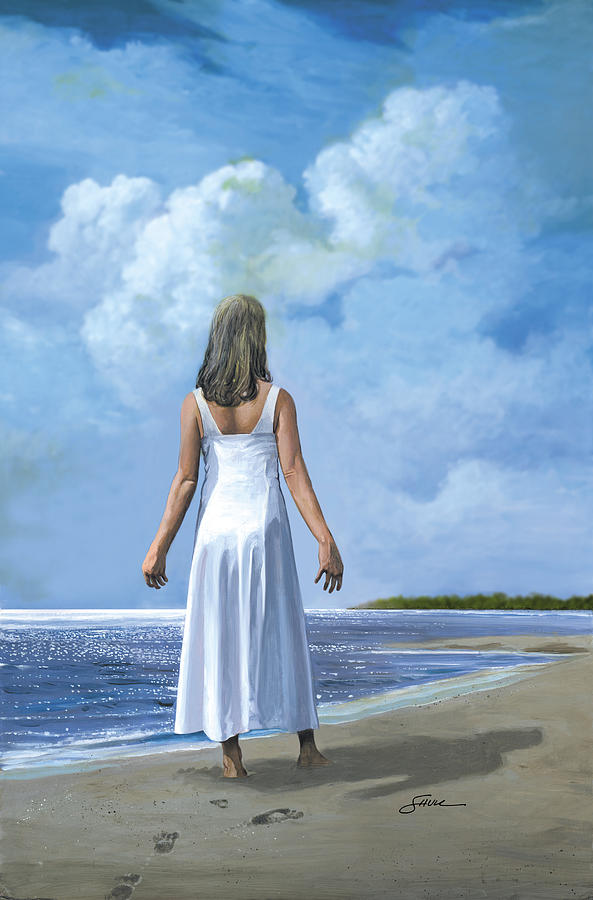 593x900 The Awakening Painting By Harold Shull - The Awakening Painting