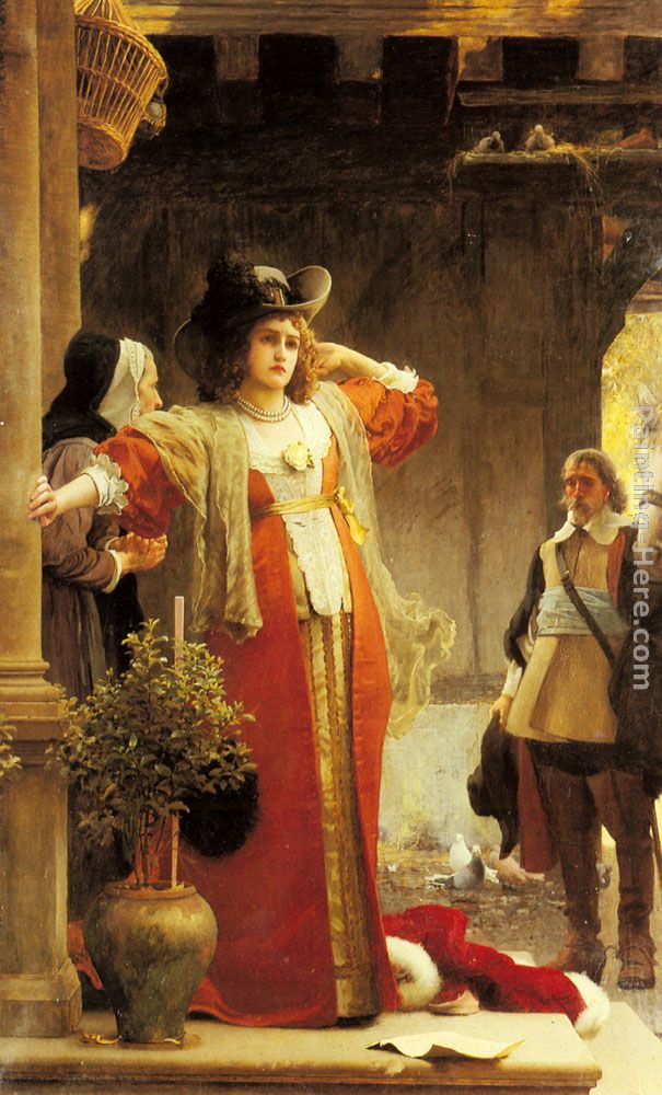 605x1000 Marcus Stone The Awakening Painting Anysize 50% Off - The Awakening Painting