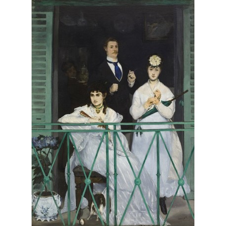 458x458 The Balcony 1868 By Edouard Manet - The Balcony Painting