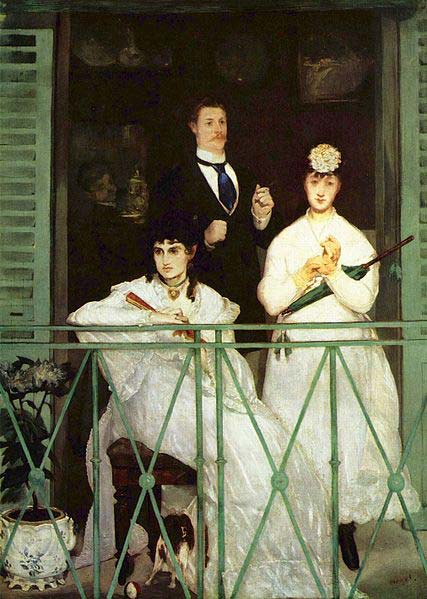 427x599 The Balcony By Manet - The Balcony Painting