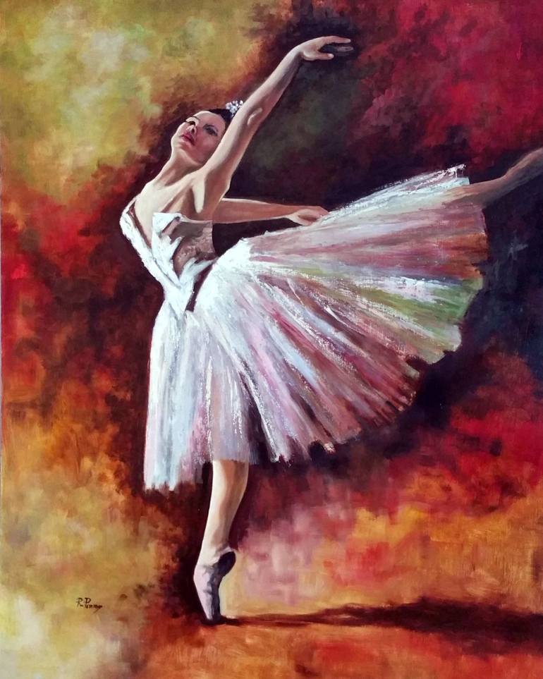 770x963 Saatchi Art The Ballerina Painting By Rosario Piazza - The Ballerina Painting