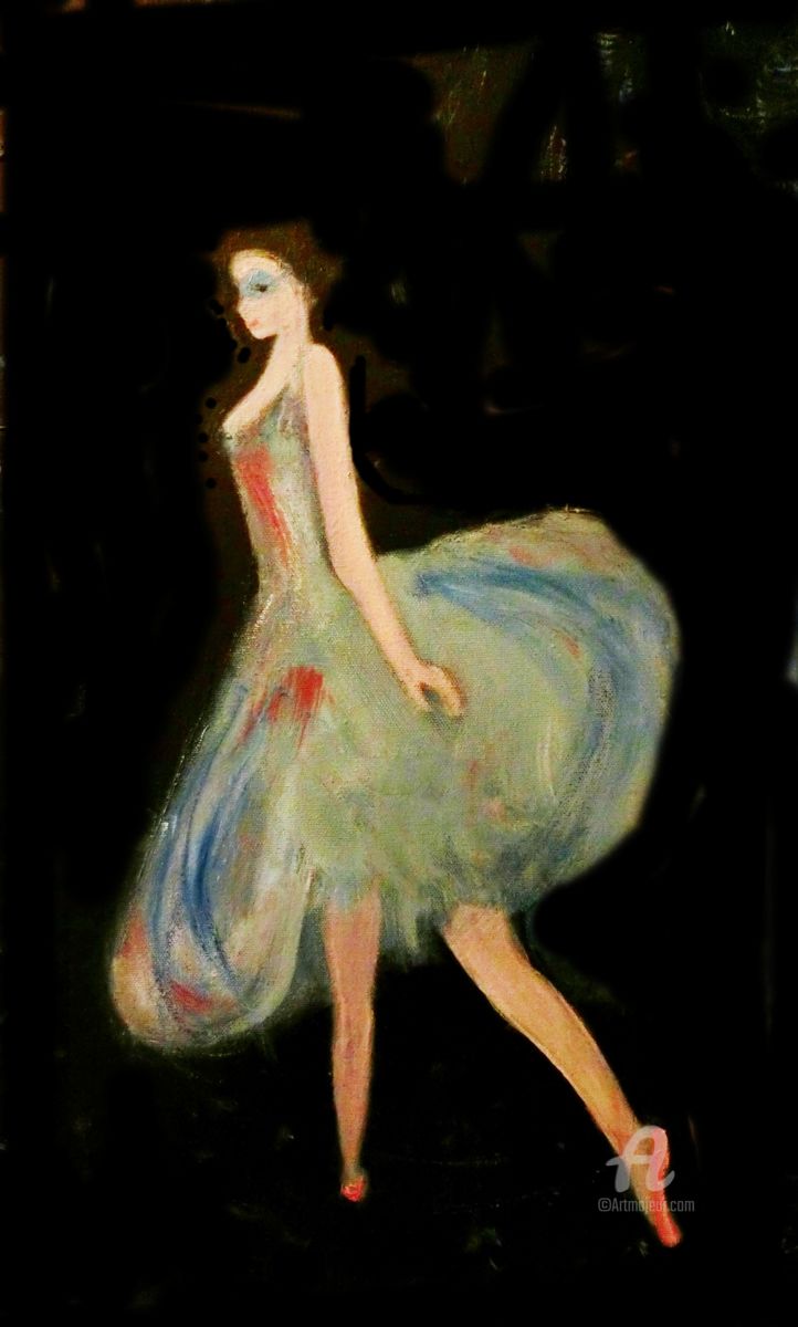 722x1200 The Ballerina (Michela Akers) - The Ballerina Painting