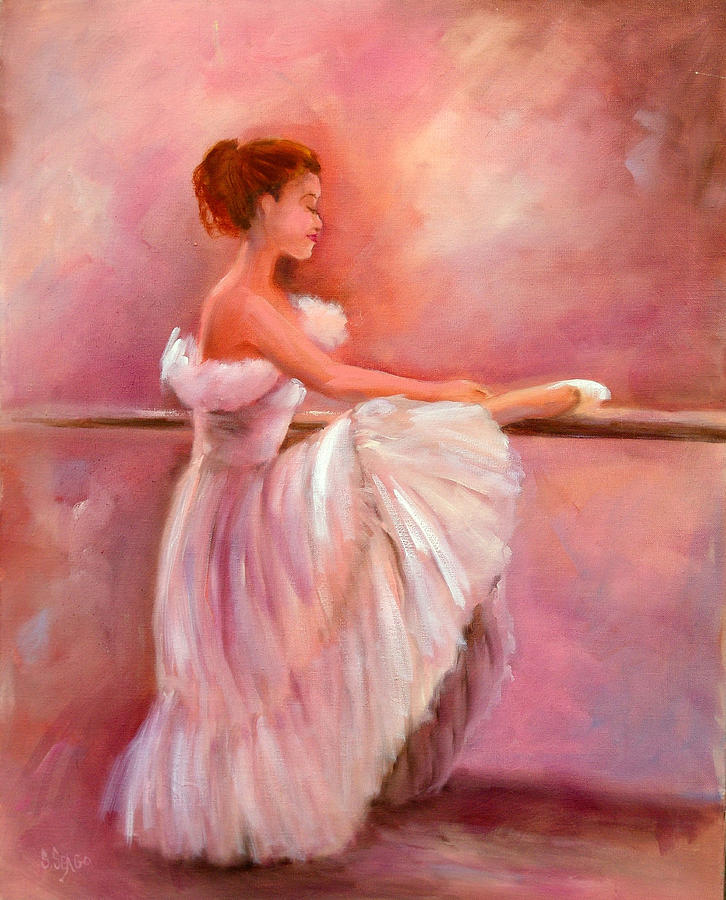 726x900 The Ballerina Painting By Sally Seago - The Ballerina Painting