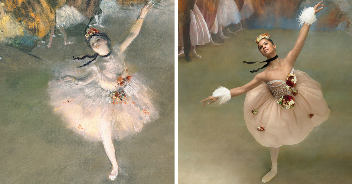 1200x630 Ballerina Recreates The Paintings Of Edgar Degas Bored Panda - The Ballerina Painting