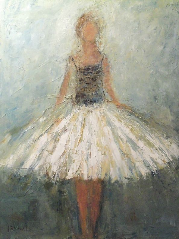 594x792 Ballerina Painting By Holly Irwin Dans Impressie - The Ballerina Painting