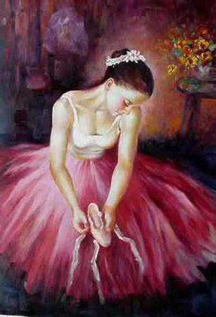 307x450 Ballet Painting,ballet Oil Painting,sinoorigin - The Ballerina Painting