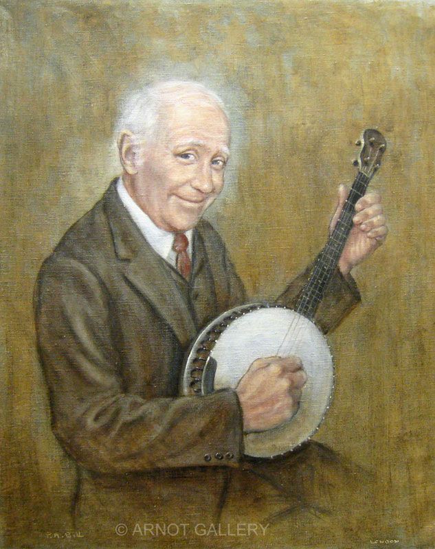 The Banjo Player Painting at Explore collection of