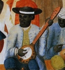 250x270 The Evolution Of The Banjo - The Banjo Player Painting