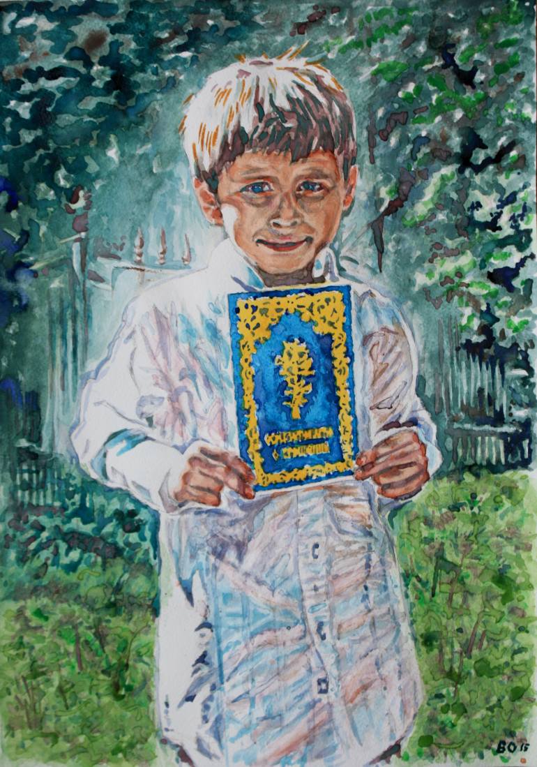 770x1099 Saatchi Art After The Baptism Painting By Victor Ovsyannikov - The Baptism Painting
