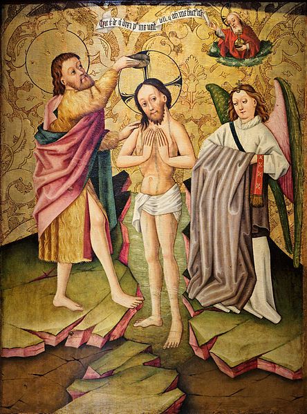444x599 The Baptism Of Christ Painting 162 Best Baptism Of Our Lord Images - The Baptism Painting