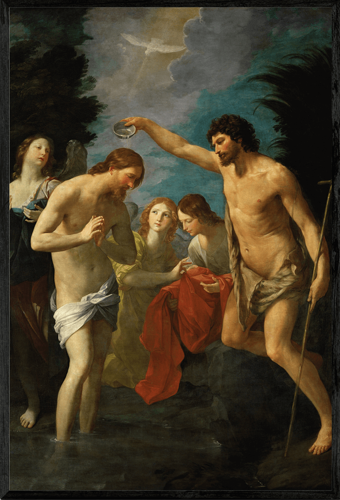 697x1024 Baptism Of Christ Painting Living Words - The Baptism Painting