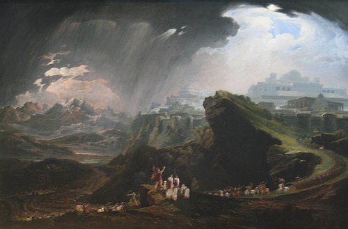 500x329 The Bard By John Martin My Daily Art Display - The Bard Painting