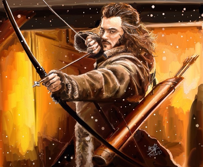 699x575 Ipad Painting Of Bard The Bowman By Chaseroflight - The Bard Painting