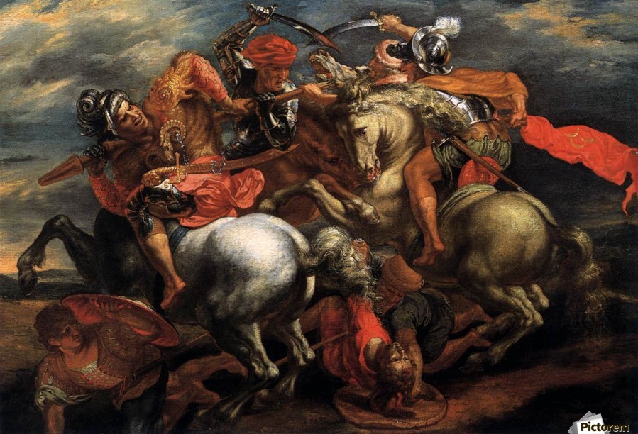 899x612 The Battle Of Anghiari - The Battle Of Anghiari Painting