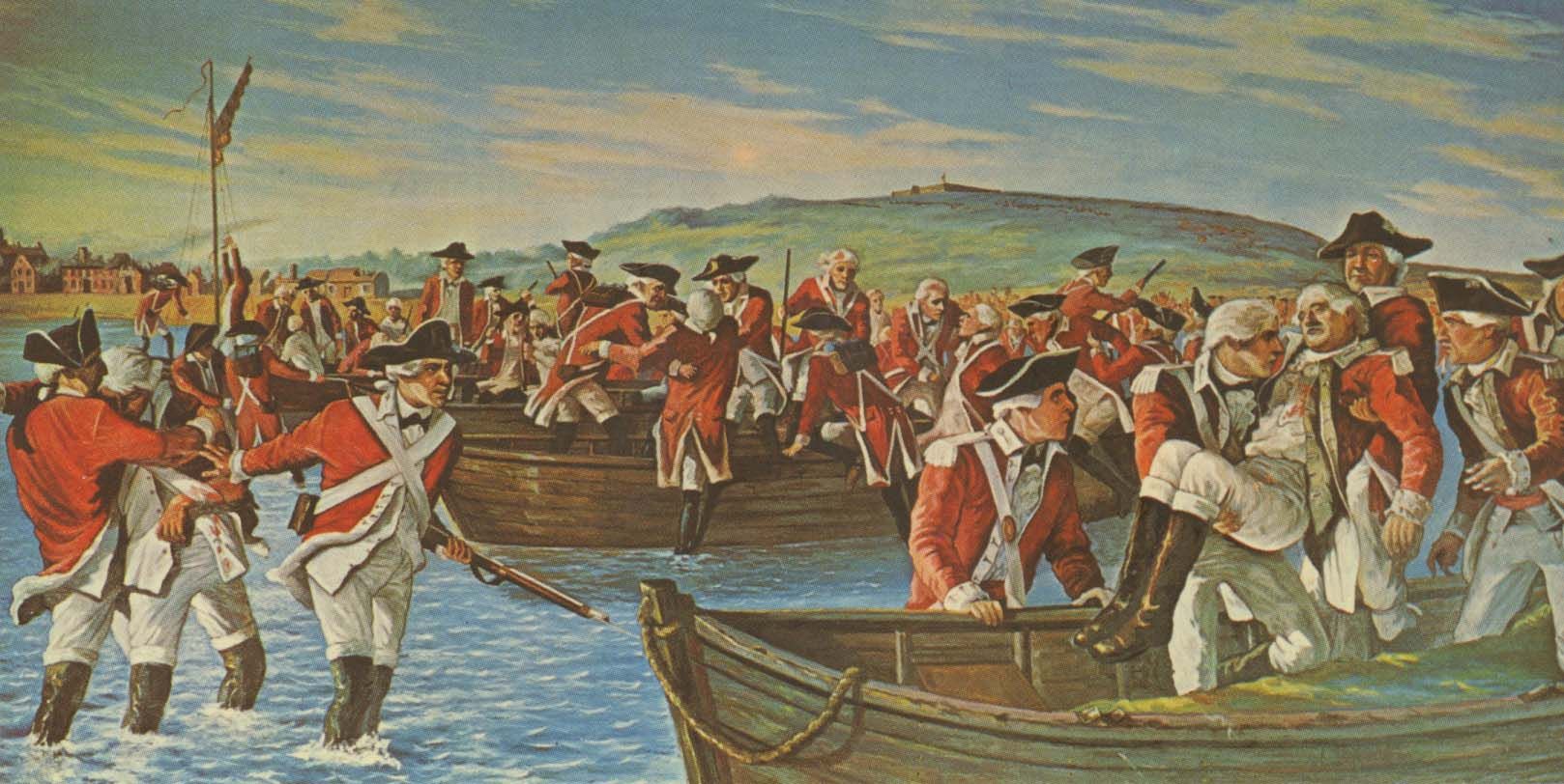 1618x812 Painting Of Bunker Hill Battle By Jose Perez, June 17, 1775 - The Battle Of Bunker Hill Painting