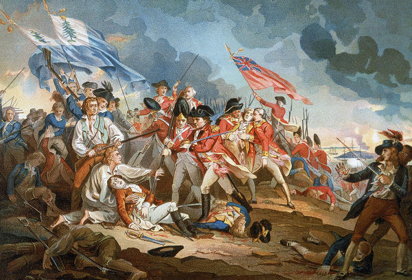 600x408 The Battle Of Bunker Hill - The Battle Of Bunker Hill Painting