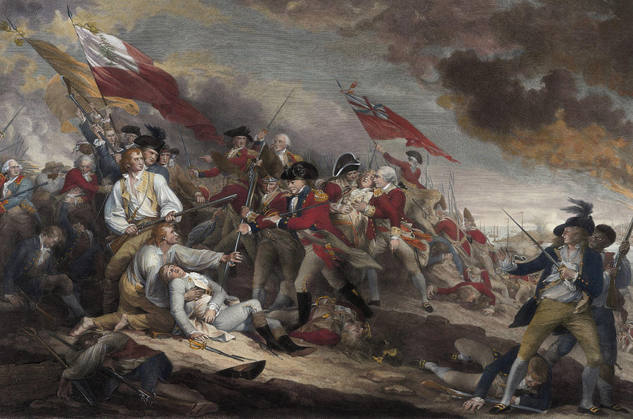 900x595 The Death Of General Warren At The Battle Of Bunker Hill, 17th - The Battle Of Bunker Hill Painting