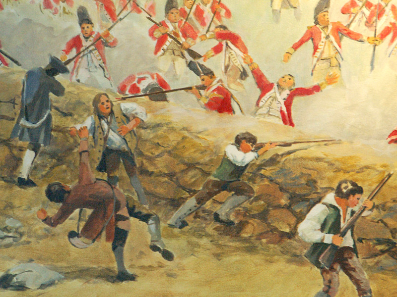 800x600 Battle Of Bunker Hill Painting 91206 Timehd - The Battle Of Bunker Hill Painting