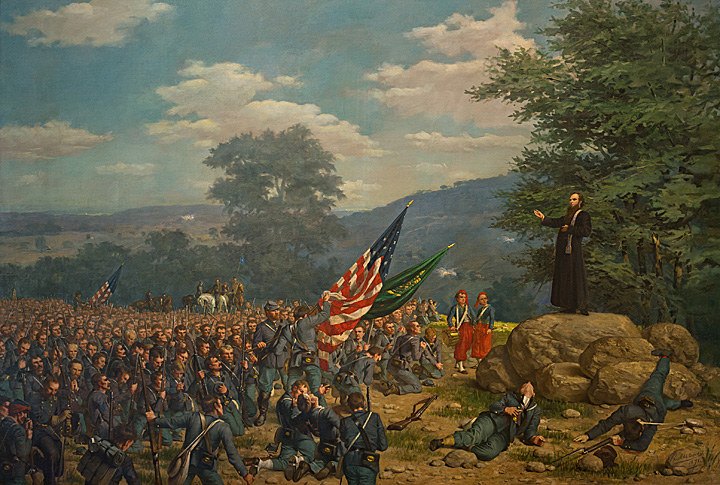 720x485 Summer School History Lesson Notre Dame Photography - The Battle Of Gettysburg Painting