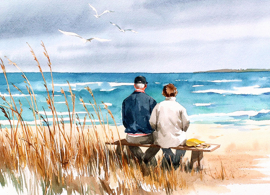 900x648 Beach Paintings Fine Art America - The Beach Painting