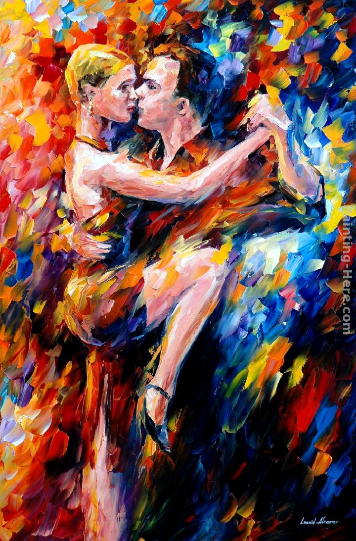 720x1093 Leonid Afremov Tango Of Love Painting Anysize 50% Off - The Best Painting Ever