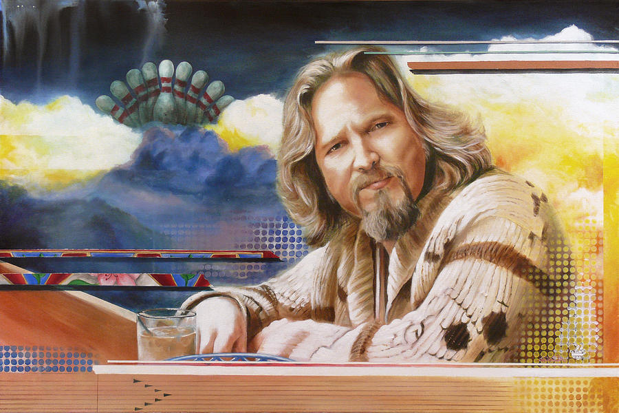 900x600 The Dude Painting By Ken Hancock - The Big Lebowski Painting
