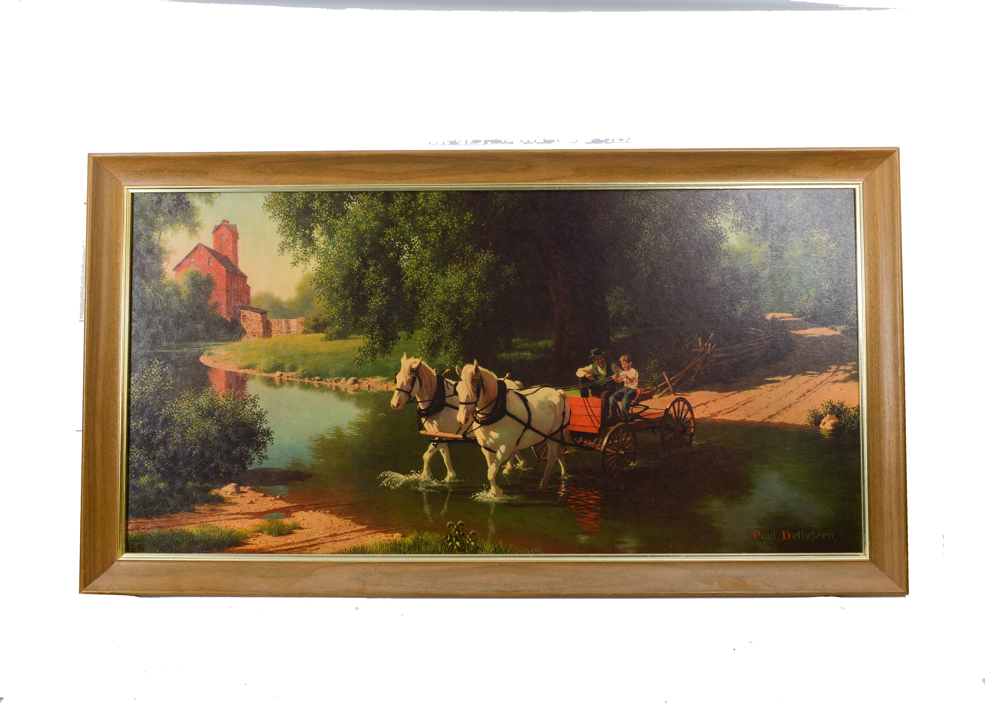 3438x2456 Paul Detlefsen Textured Print The Big Moment Ebth - The Big Moment Painting