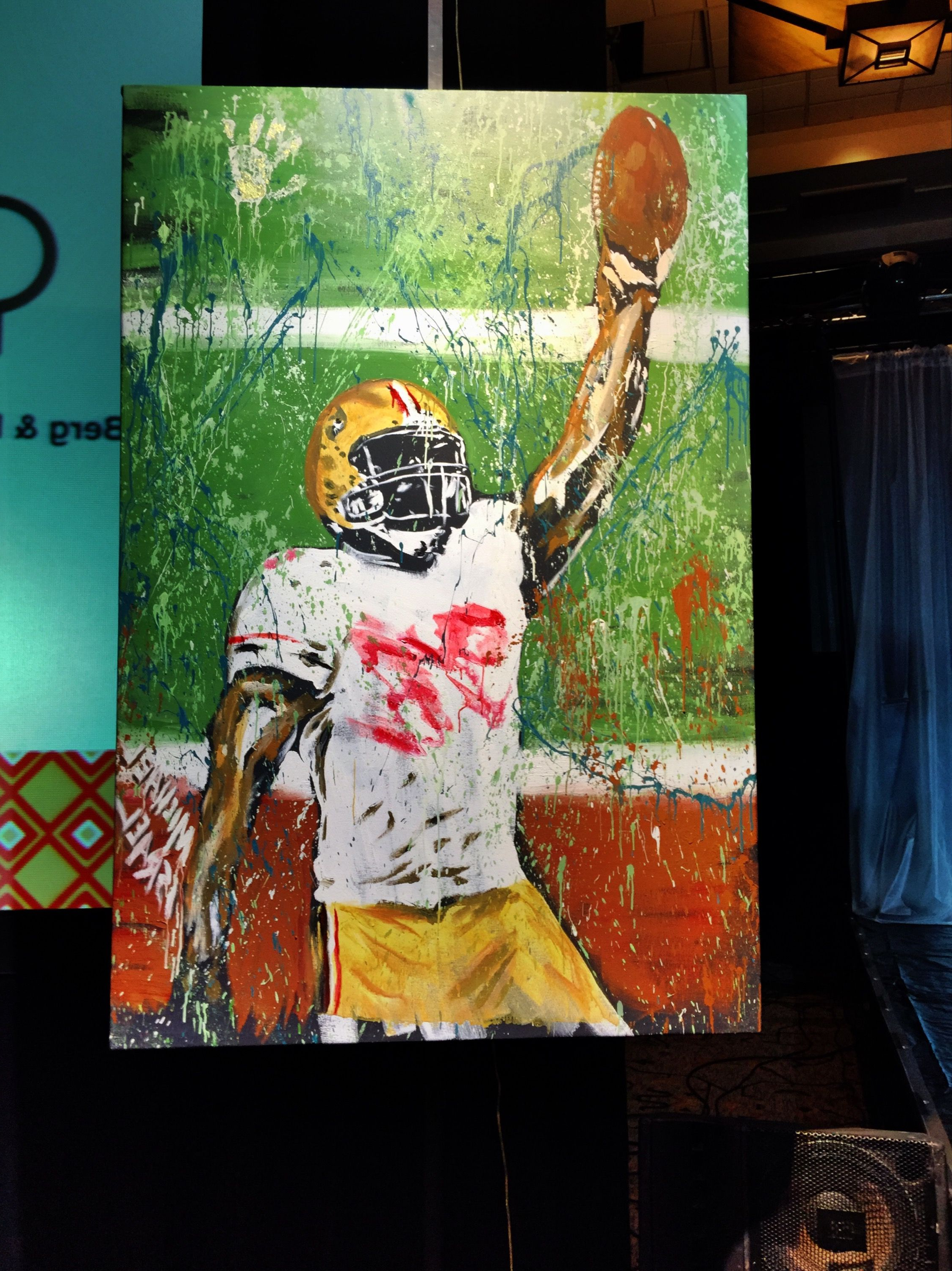 2247x3000 The Big Moment Painting Touchdown - The Big Moment Painting