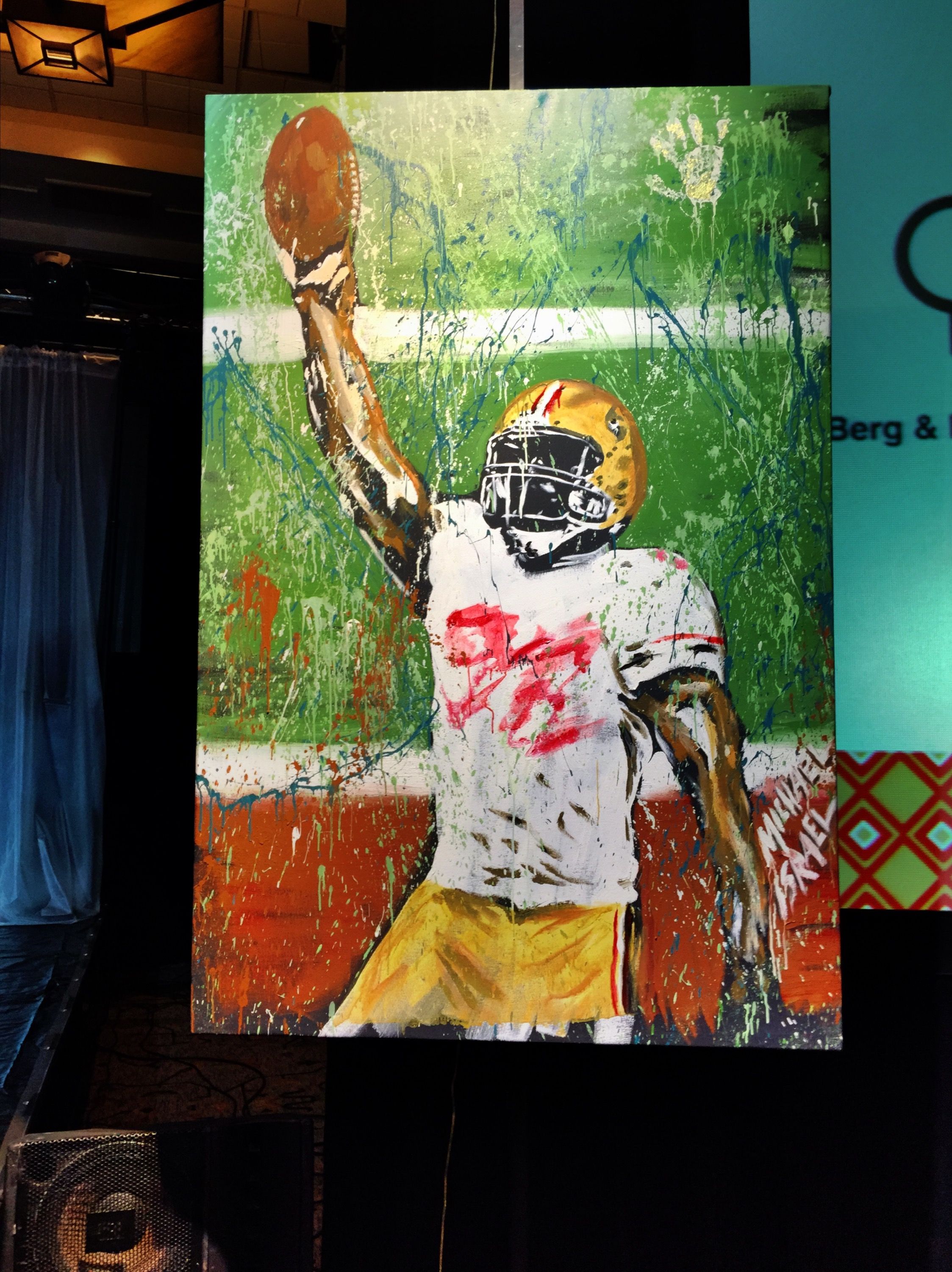 2247x3000 Touchdown - The Big Moment Painting