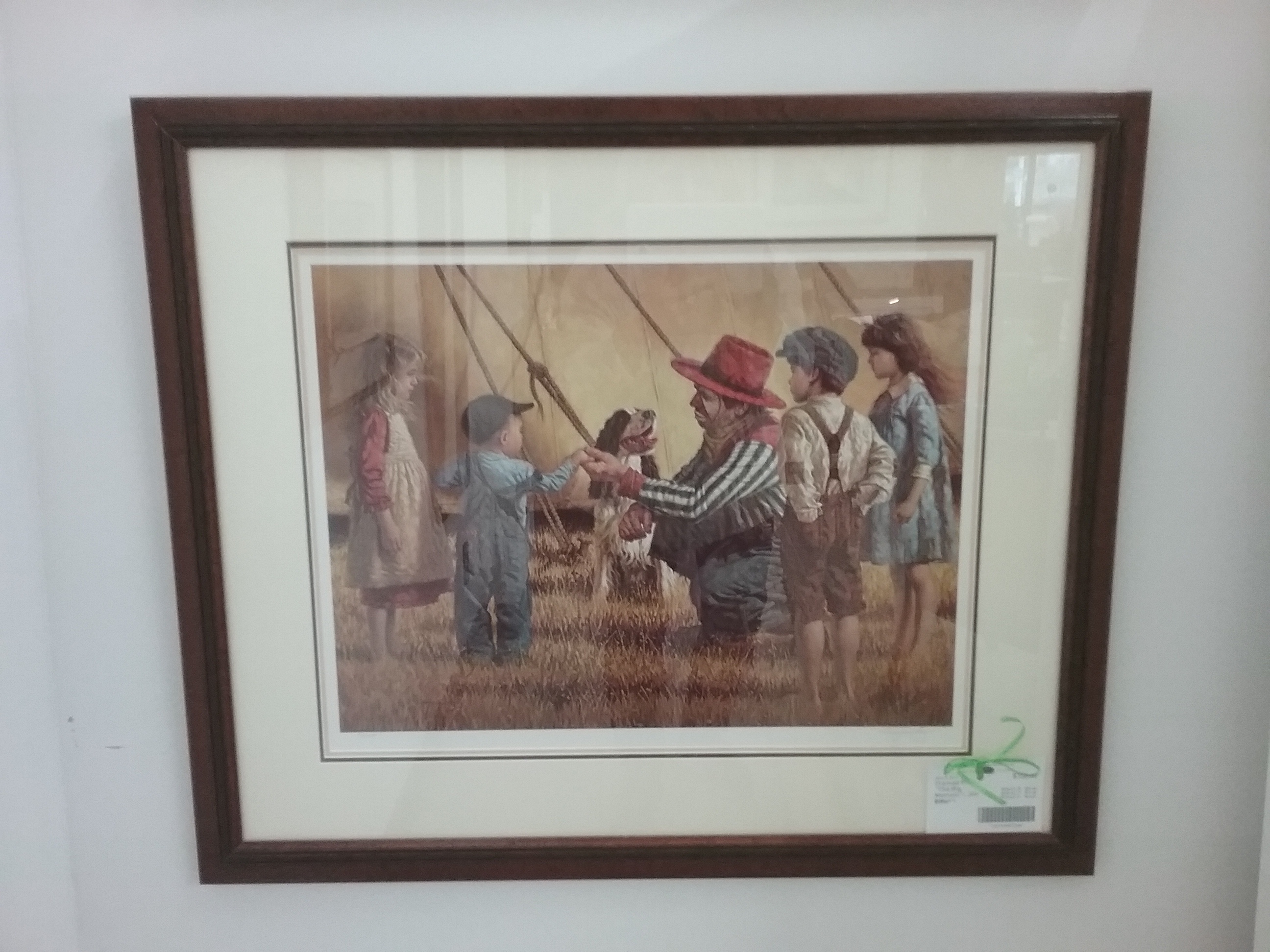 2592x1944 Framed Print Big Jim Daly The Millionaire's Daughter - The Big Moment Painting