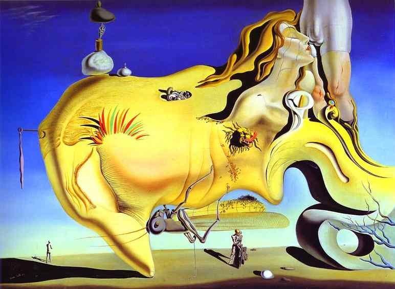 772x565 Salvador Dali The Great Masturbator Painting - The Big Sleep Painting