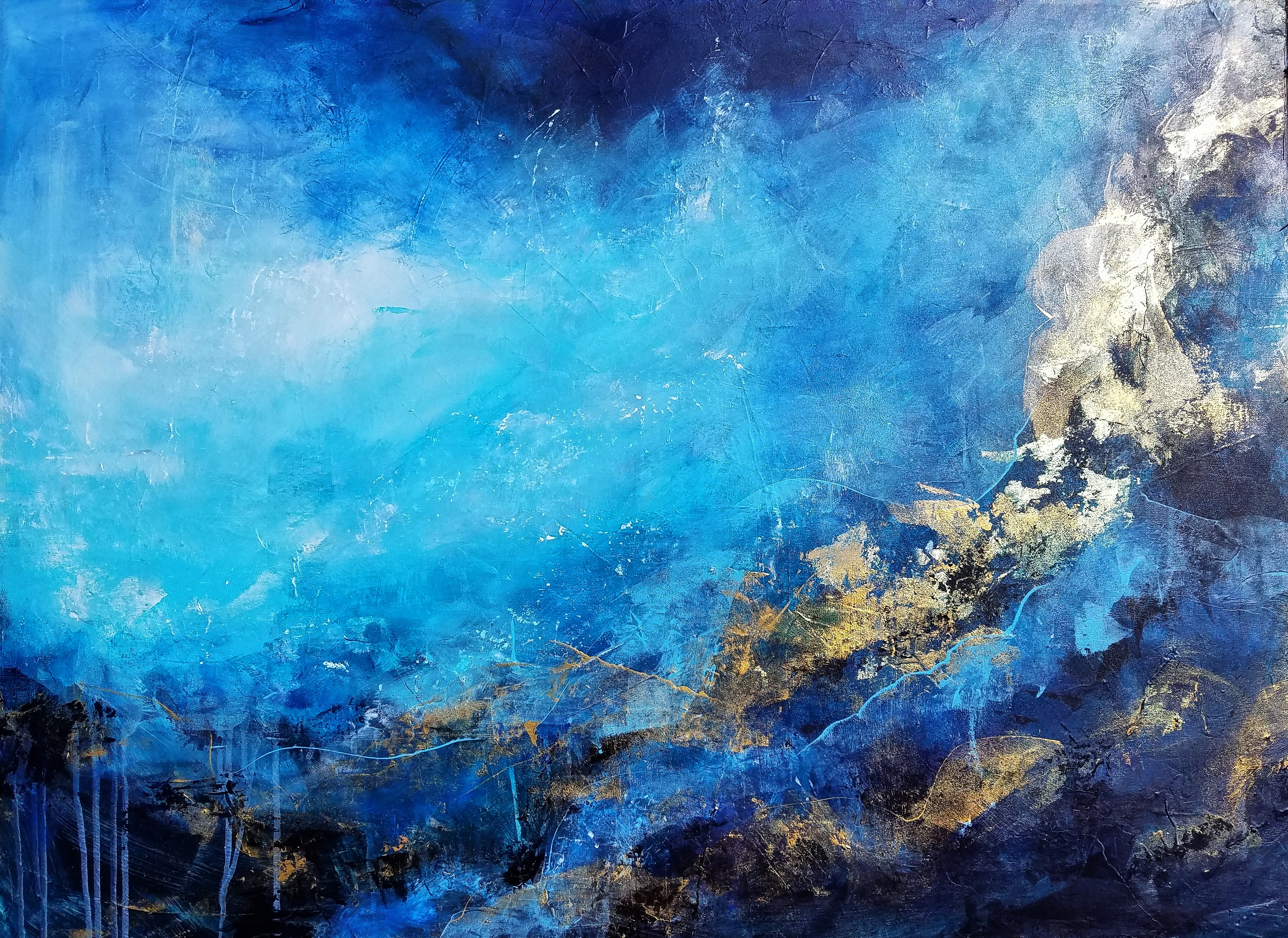 3444x2510 Ashley Kunz Gallery - The Big Sleep Painting