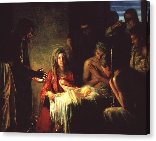 546x493 The Birth Of Jesus Christ Painting By Carl Bloch - The Birth Of Jesus Christ Painting