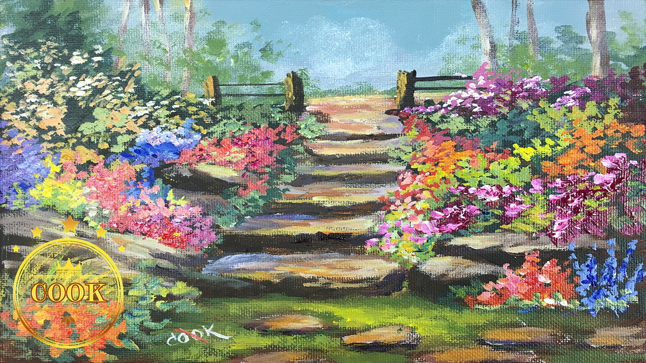 1280x720 How To Paint A Birthday Cake And Flowers - The Birthday Painting