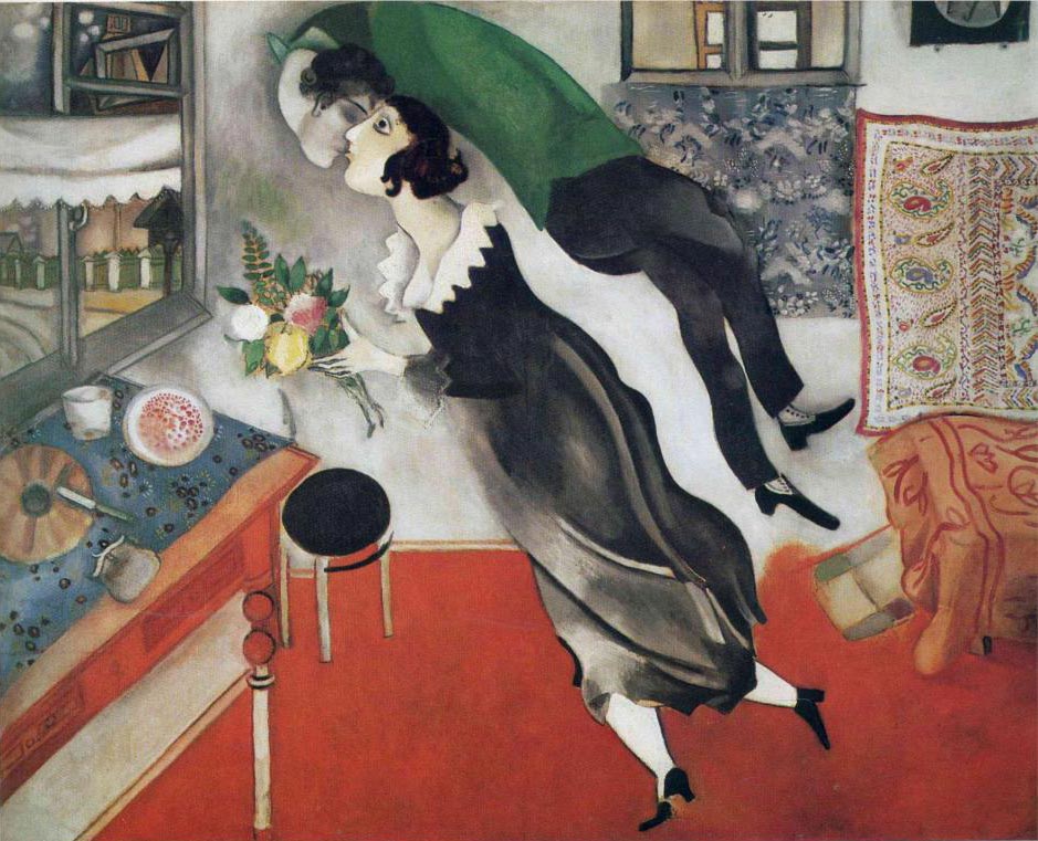 939x761 The Birthday By Marc Chagall - The Birthday Painting
