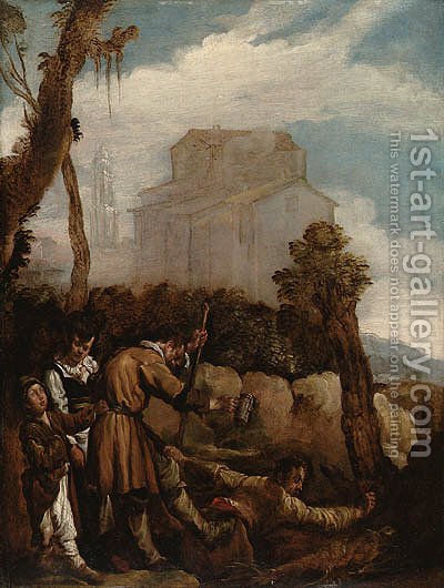 400x530 The Parable Of The Blind Leading The Blind (After) Domenico Fetti - The Blind Leading The Blind Painting