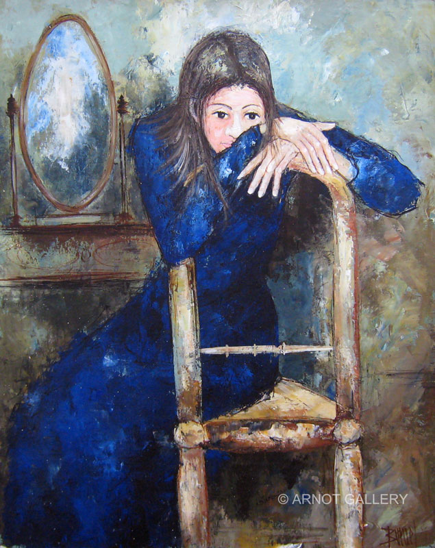 The Blue Girl Painting at Explore collection of The Blue Girl Painting
