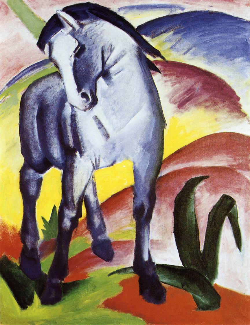 864x1124 Blue Horse I By Franz Marc - The Blue Horse Painting