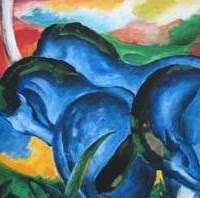 200x198 Franz Marc German Expressionist Painter, Blue Rider Group - The Blue Rider Painting