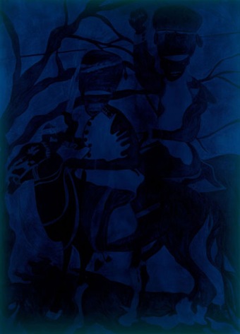 340x473 Chris Ofili Room 6 Tate - The Blue Rider Painting