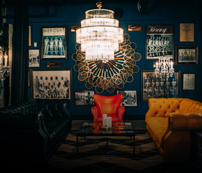 700x600 Blue Room Los Angeles Athletic Club - The Blue Room Painting