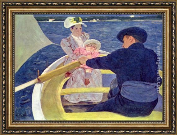 The Boating Party Painting By Mary Cassatt at PaintingValley.com ...