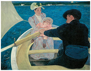 300x233 The Boating Party Painting By Mary Cassatt - The Boating Party Painting By Mary Cassatt