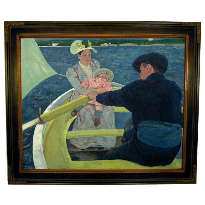 700x700 Historic Art Gallery - The Boating Party Painting By Mary Cassatt